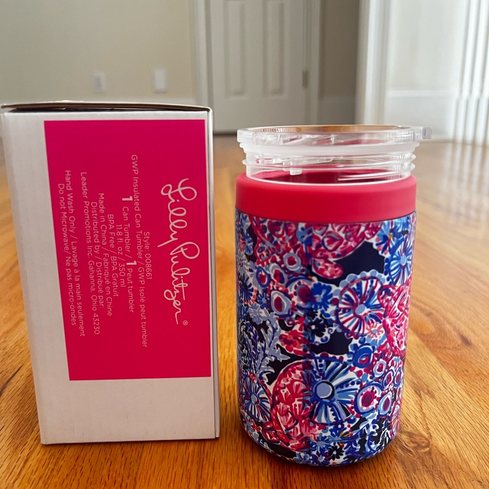 Lilly Pulitzer Insulated Can Tumbler In Turtle Amazement
